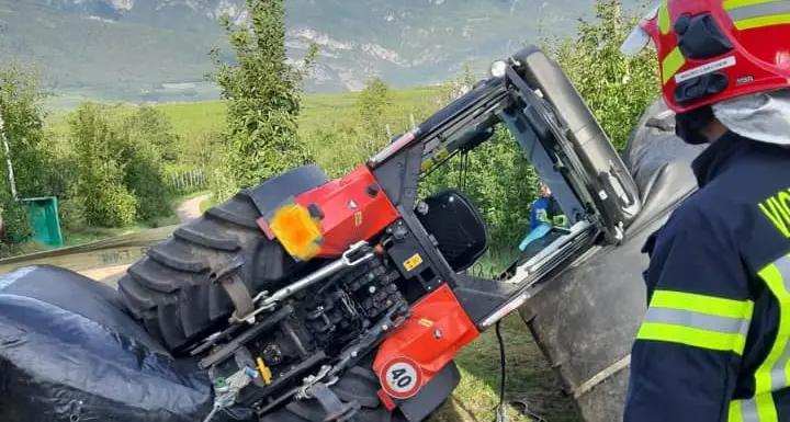 Due incidenti con il trattore stamattina in Val di Non
