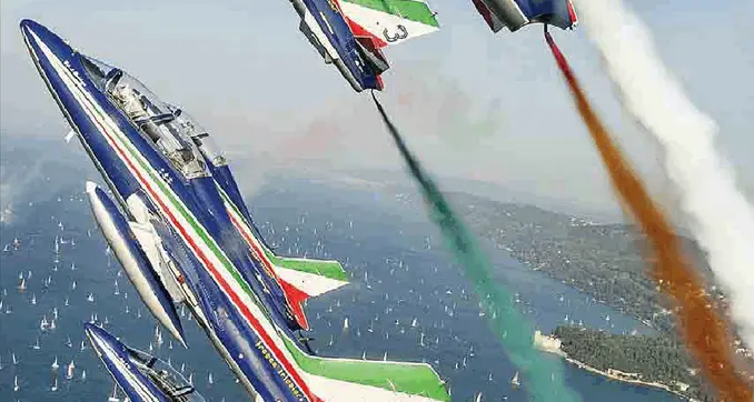 Le Frecce tricolori al Festival dello Sport