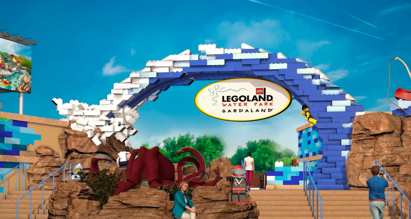 Gardaland si colora di mattoncini diventa Legoland Water Park (con un portale di 400 pezzi giganti)