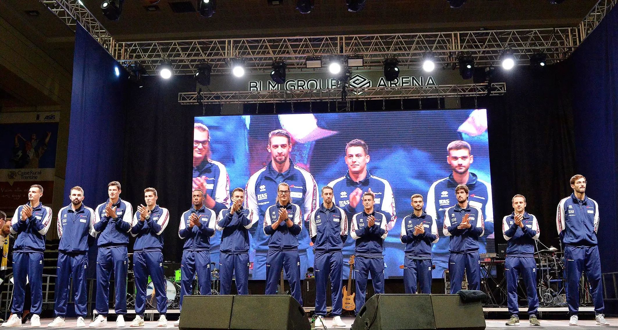 Grande festa con 3.300 tifosi per i vent'anni di Trentino Volley