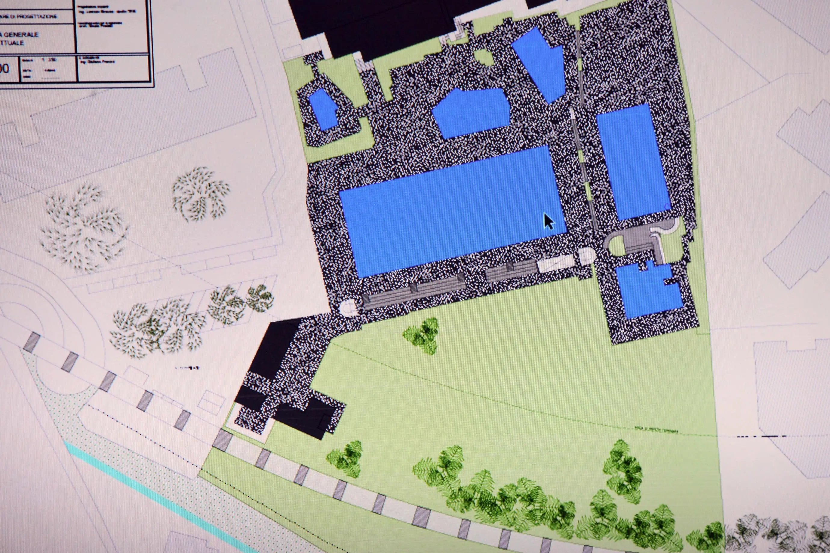 ILLUSTRAZIONE ALLA COMMISSIONE CULTURA E SPORT DEL PROGETTO DI RIQUALIFICAZIONE AREA ESTERNA DEL LIDO MANAZZON PISCINA FOGAZZARO TRENTO 7 FEBBRAIO 2019 FOTO PAOLO PEDROTTI