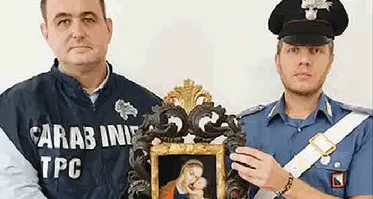 Ritrovato ex voto rubato nel '78 Antiquario indagato: ricettazione