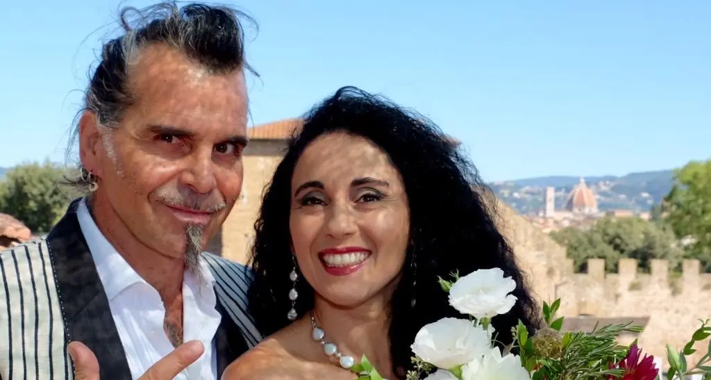 Piero Pelù e Gianna Fratta sposi oggi a Firenze