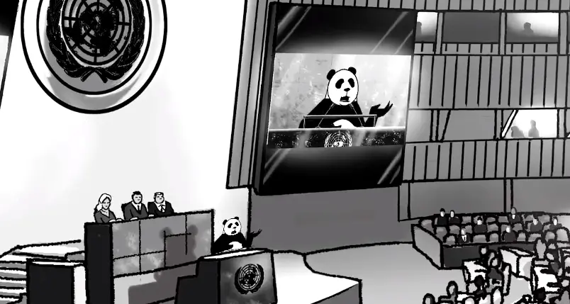 Il Panda del Wwf alle Nazioni Unite: per salvare la Terra - VIDEO