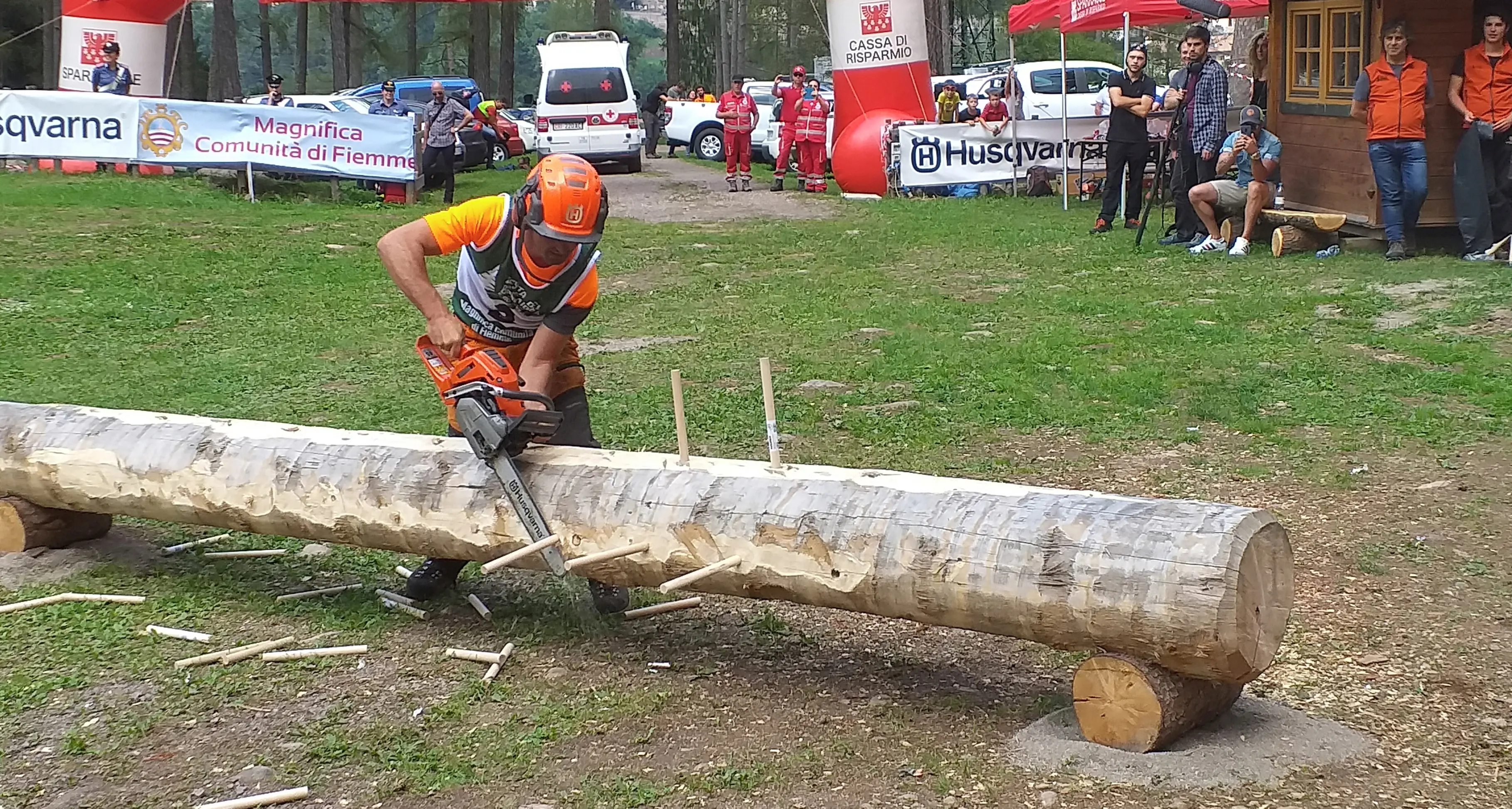 Alla gara dei boscaioli risultato contestato e scintille fra fiemmesi