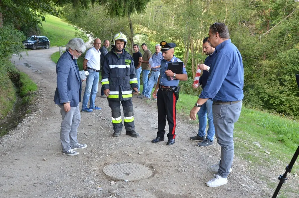 rango - incidente mortale nel pozzetto dell'acquedotto per bertoni - Fotografia Sai G. Storo