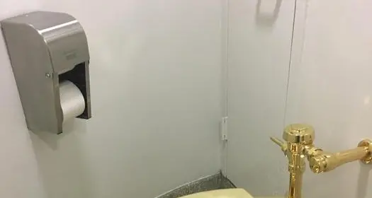 Rubato in Inghilterra il \"water d'oro\" di Maurizio Cattelan