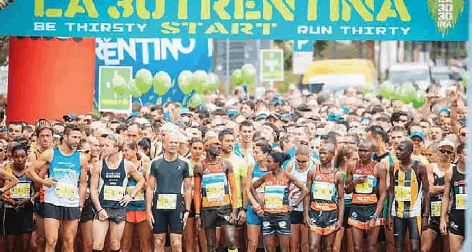 In duemila alla \"30Trentina\" a sfidare le gazzelle africane