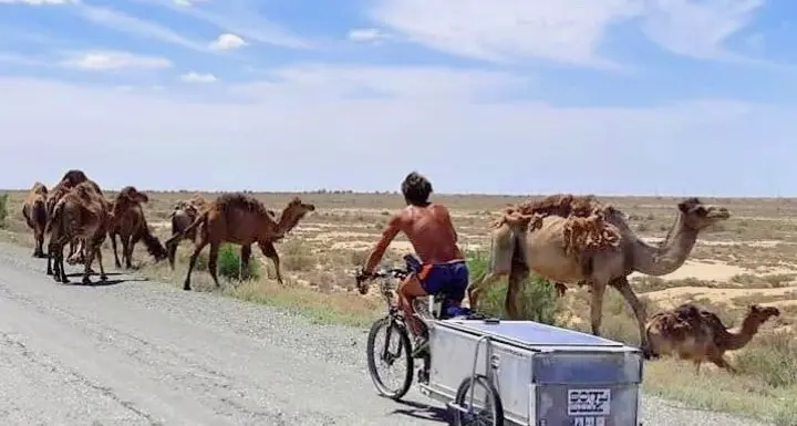 Da Fai della Paganella alla Cina 100 giorni e 10mila km in bici