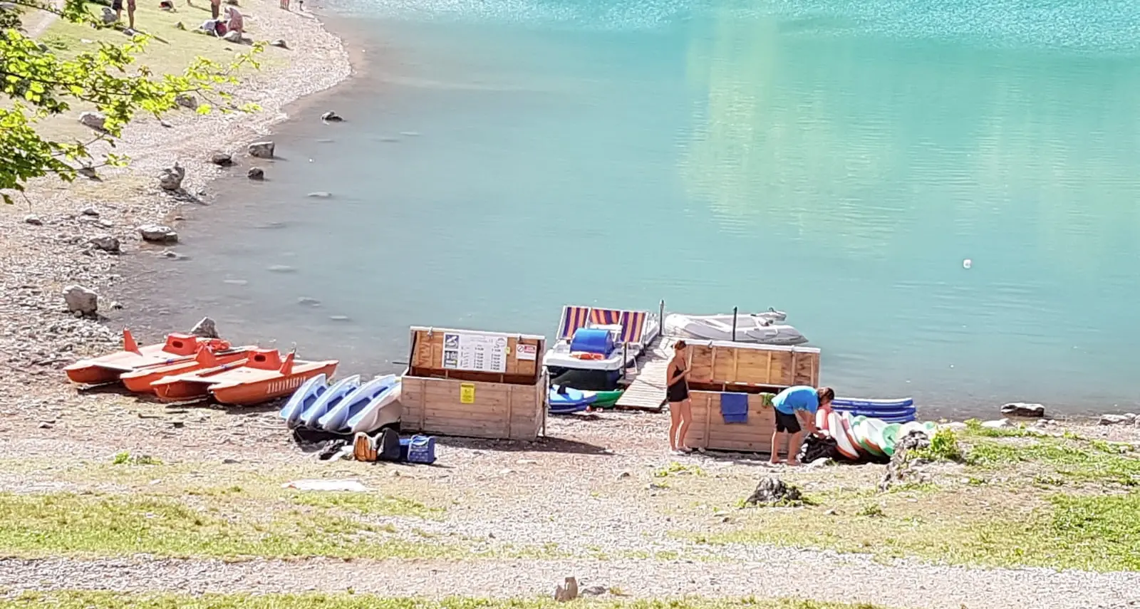 Tenno, pedalò e kayak «incompatibili con il lago»