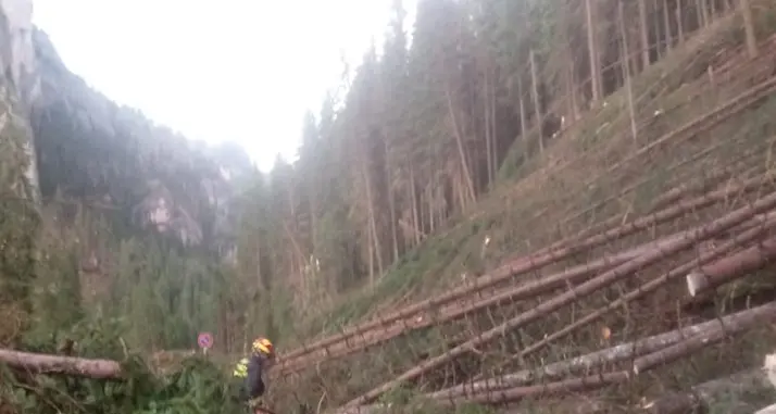 Maltempo, chiusa la strada per la Val San Nicolò