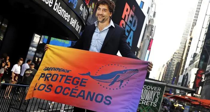 Javier Bardem all'Onu: «Salvate gli oceani, non c'è tempo da perdere»