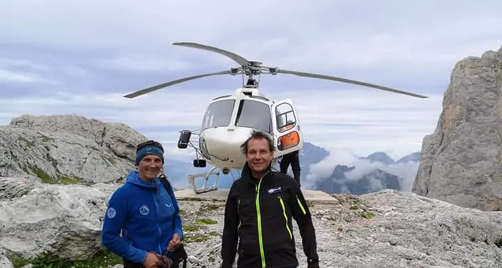 Arrampica sulle Pale, gli rubano il cane: lo ritrova con l'elicottero