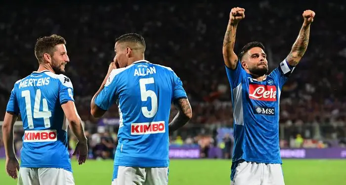 Fiorentina Napoli 3-4 doppietta di Insigne