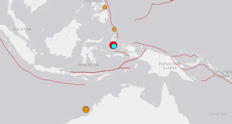 Terremoto in Indonesia Scossa di magnitudo 7.3