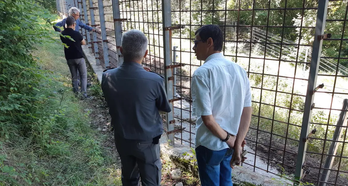 Gli ispettori dell'Ispra al Casteller per \"indagare\" sulla fuga di M49