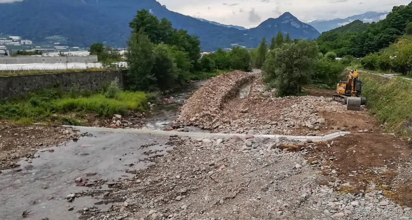 Lavori nell'alveo del Fersina critiche del Comitato ai Bacini Montani