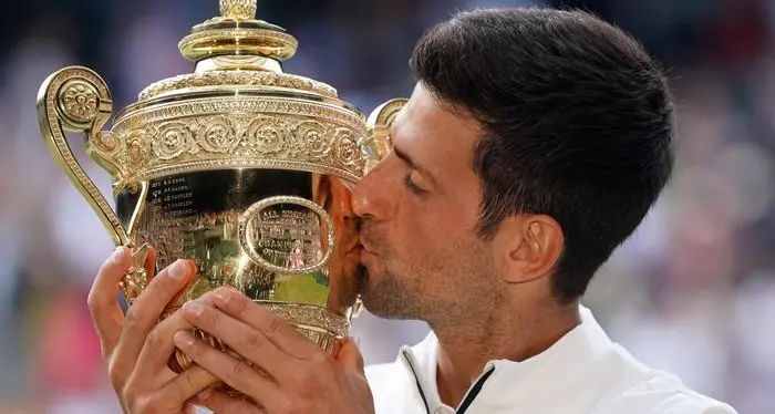 Dopo il trionfo di Wimbledon Djoko è sempre al numero 1. L'italiano Fognini nono