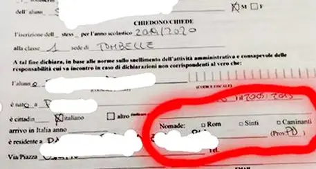 «Sei rom o sinti?», scheda etnica per l'iscrizione a scuola È polemica a Venezia