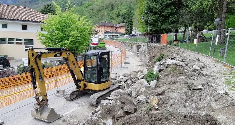 Roncegno, fervono i lavori diciotto cantieri aperti e milioni di investimento