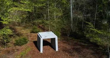 Il \"dolmen\" di Eduardo Souto De Moura ad Arte Sella
