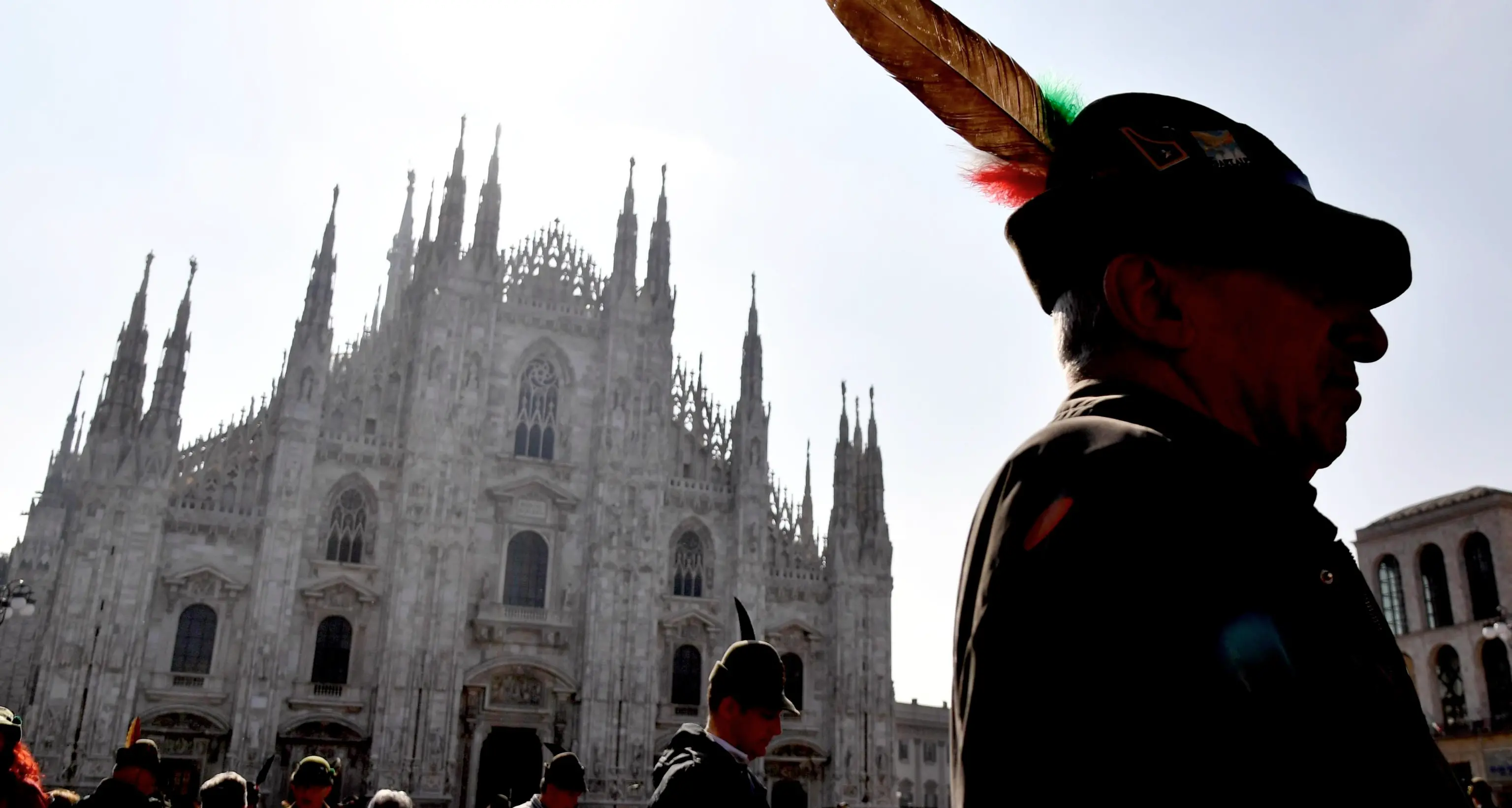 Gli alpini rendono omaggio a don Gnocchi, cappellano della Tridentina in Russia