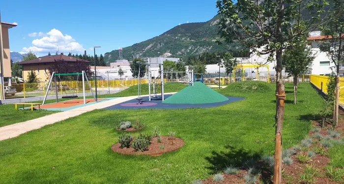 Campotrentino, parco giochi e area verde disegnati con i cittadini