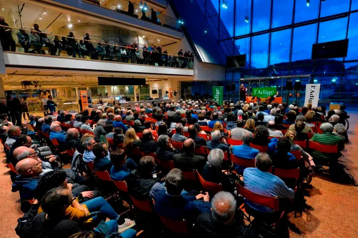 INCONTRO CON ENRICO LETTA MODERA ALBERTO FAUSTINI FOTO DI ALESSIO COSER