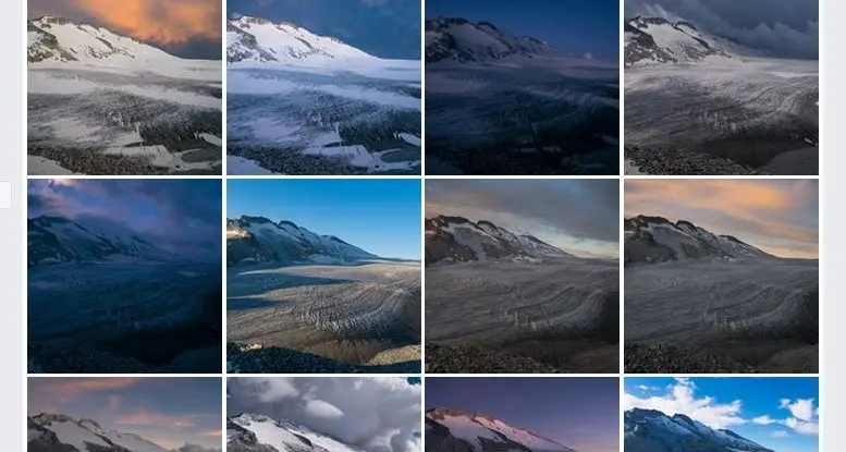 La meraviglia dell'Adamello in una time-lapse fotografica nel cuore del ghiacciaio