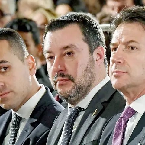 Conte, Salvini e Di Maio sull’altalena del Pil