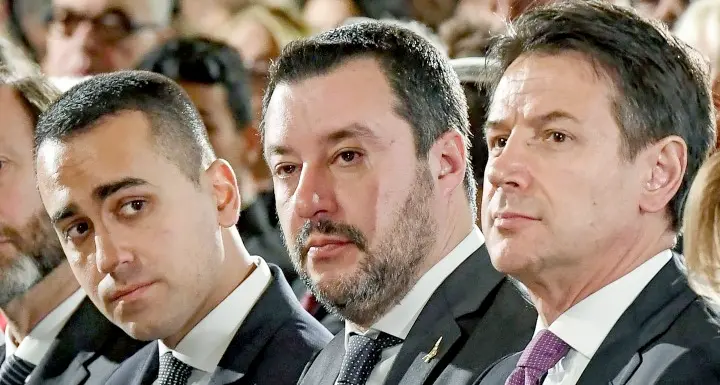 Conte, Salvini e Di Maio sull’altalena del Pil