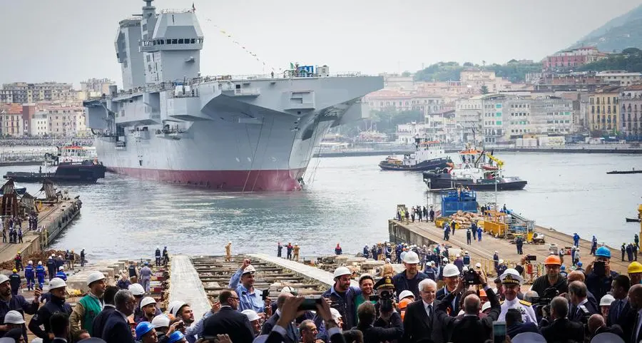 Varata la nave «Trieste» ammiraglia della Marina