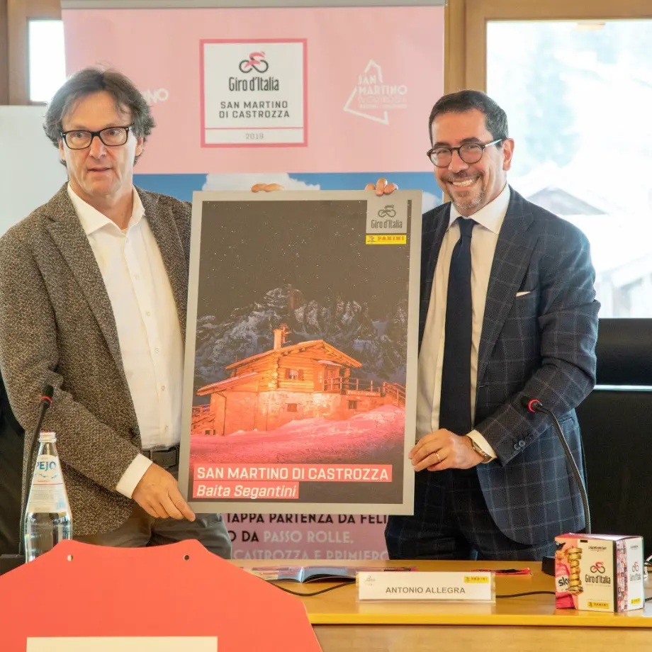 Per la Tappa del Giro d'Italia ci sarà la figurina Panini con la Baita Segantini