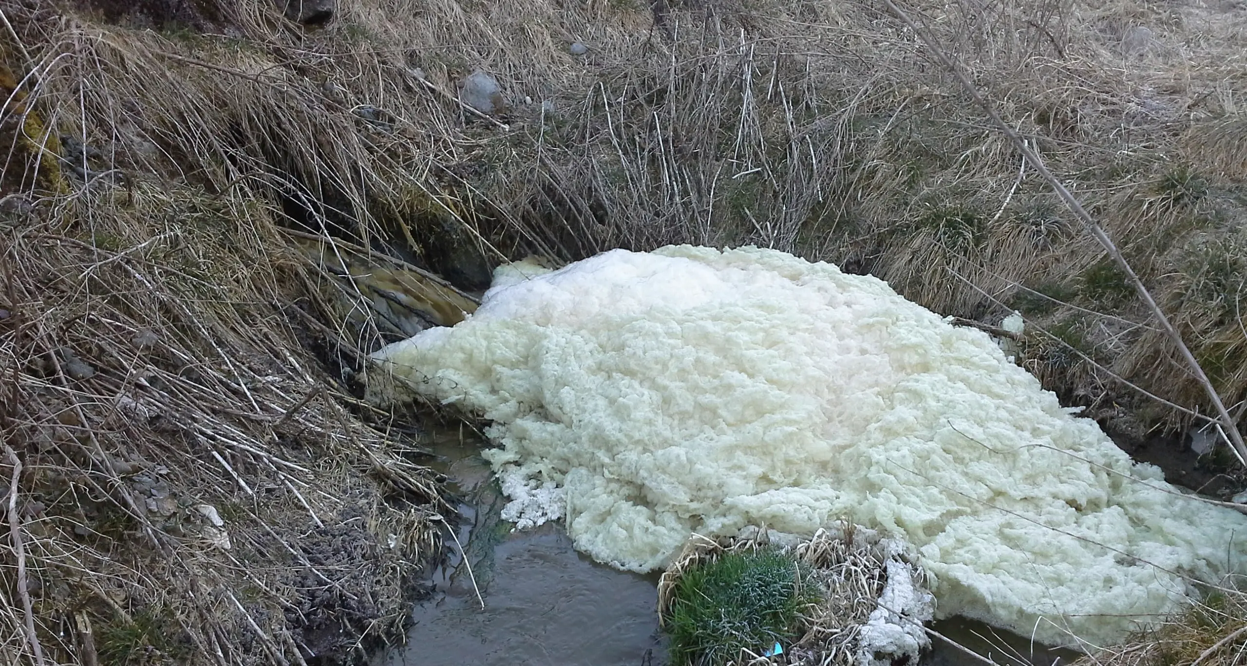 Schiume in torrenti e laghi: l'Agenzia dell'Ambiente vi spiega come riconoscere quelle inquinanti
