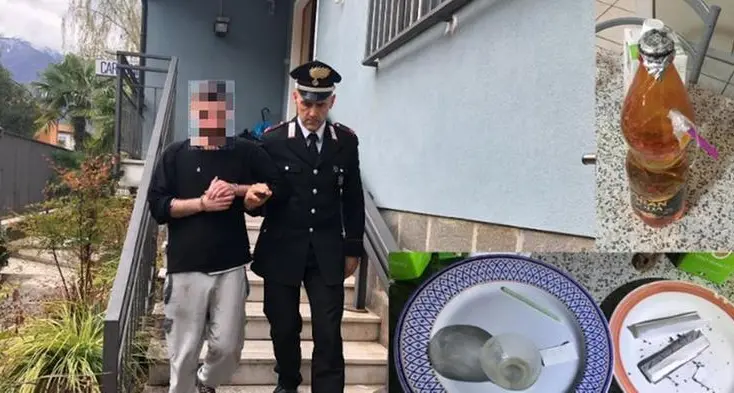 Arco: ricercato dai Carabinieri fa finta di non essere in casa ma alla fine lo arrestano