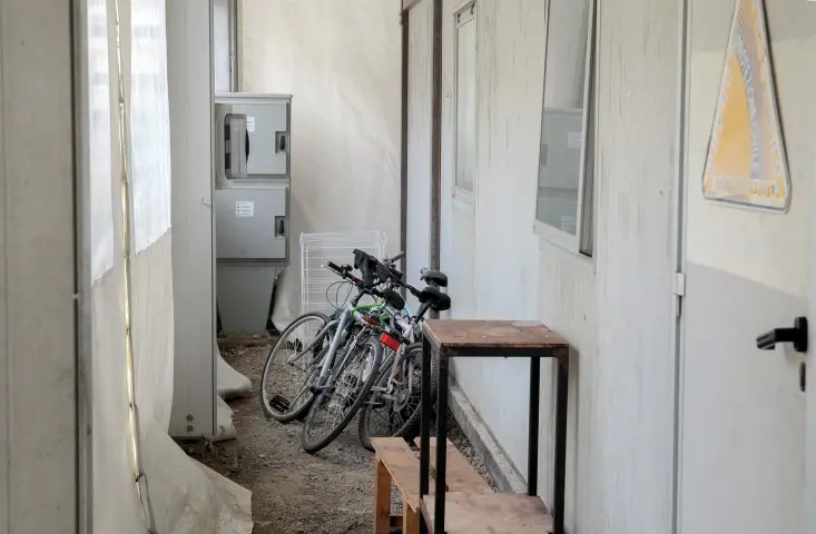 ROVERETO PROTEZIONE CIVILE MARCO ULTIMI PROFUGHI PRIMA DI SPOSTAMENTO EX CASERMA DI VIA FERSINA