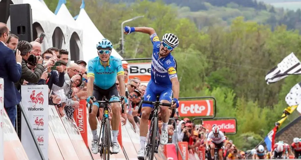 Per la Freccia-Vallone è il tris del francese Alaphilippe che domina