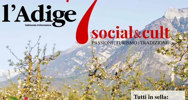 Domani in regalo il nostro magazine Saliamo in bici con l'Adige7