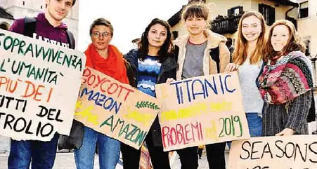 Anche gli studenti trentini in marcia per il clima