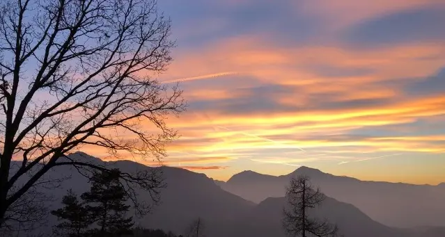 Oggi tramonti spettacolari sopra tutto il Trentino