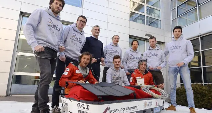 Progettata dagli studenti dell'università di Trento la superslitta per l'Alaska