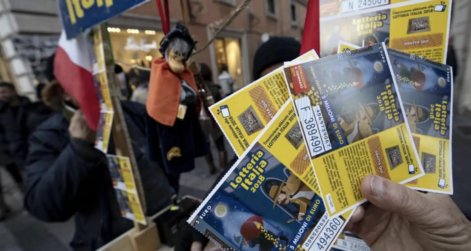 Lotteria Italia: la Befana vola al Sud