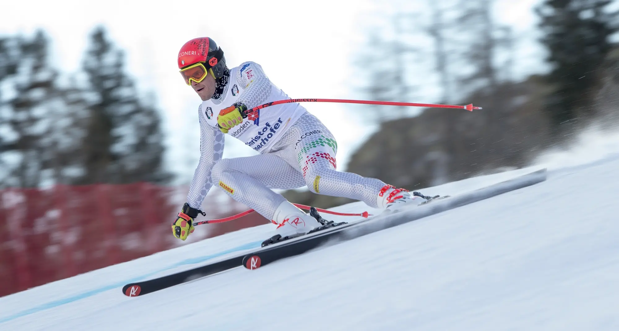 Sci alpino, l'azzurro Christof Innerhofer promuove le piste della Val di Fiemme