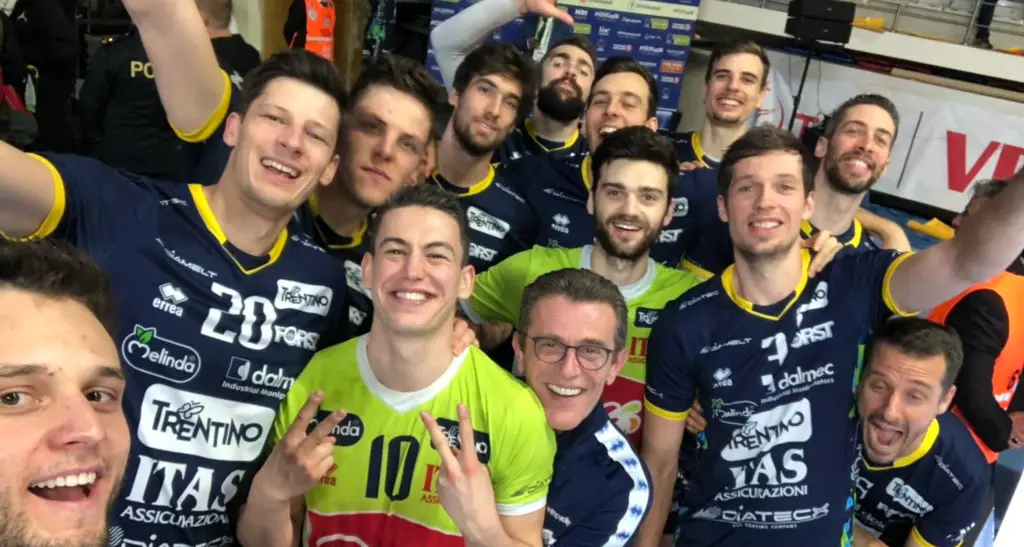 L'Itas Trentino Volley entra nella leggenda: vince la Cev