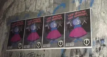 Manifesti abusivi contro Lucia Coppola, dura condanna di «Futura»