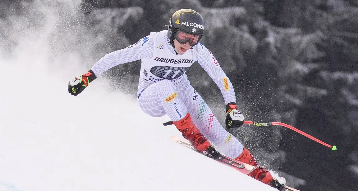 Gran rientro per Sofia Goggia Subito seconda in SuperG