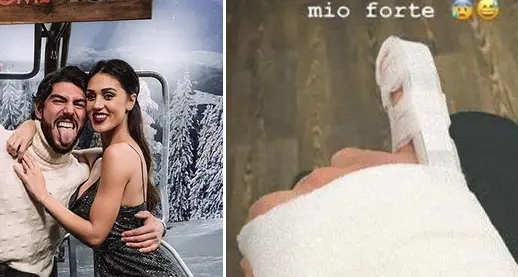 Ignazio si rompe il dito Ma c'è Chechu a curarlo