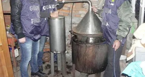 Mezzocorona Scoperta una distilleria casalinga Sigilli a 138 litri di grappa clandestina