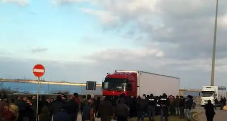 Protesta del latte, pastori sardi bloccano i tir a Porto Torres