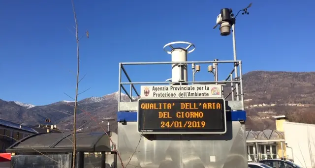 In gennaio, sul Trentino, una pessima aria